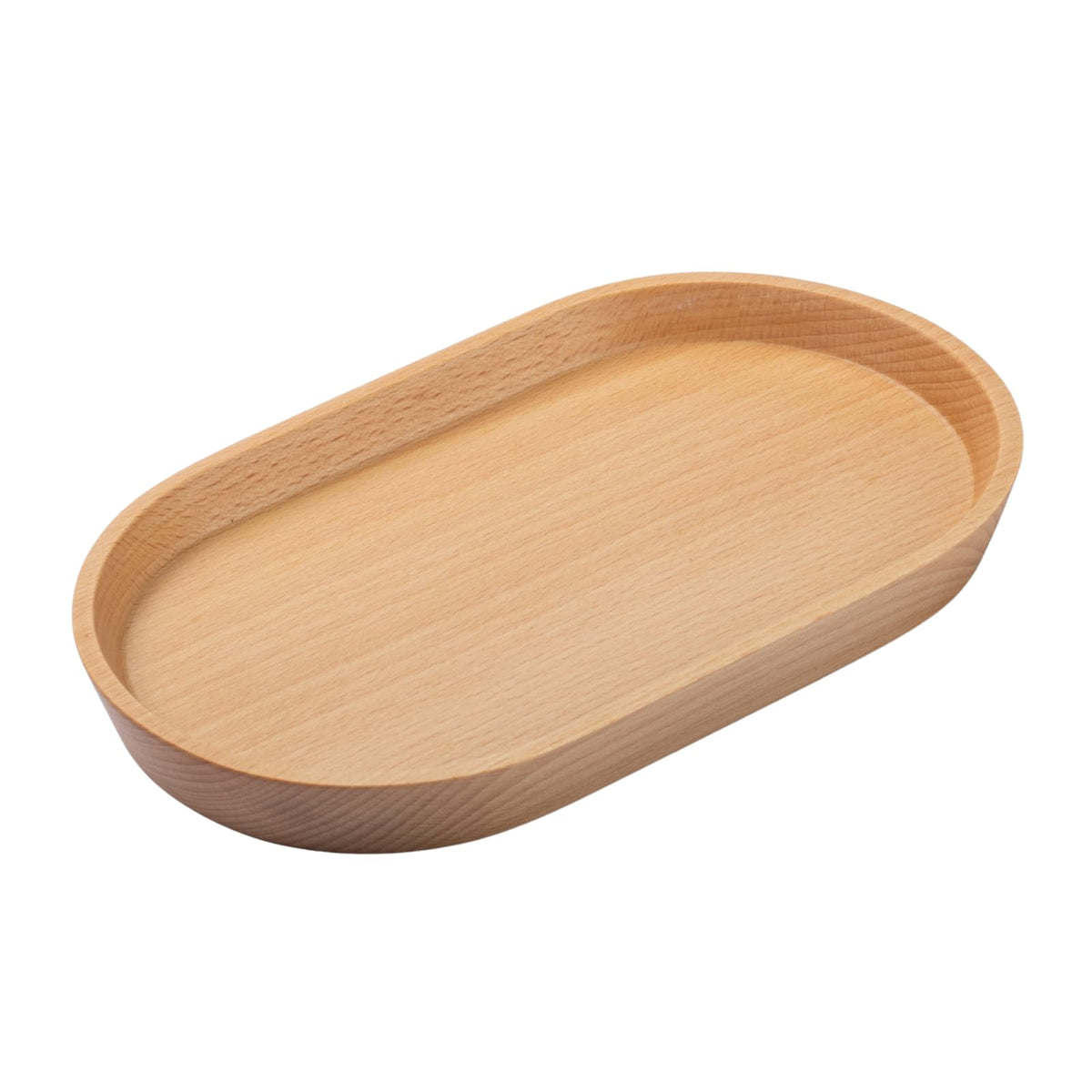 Vandroop Beech Wooden Mini Serving Tray, Tea&Coffee Table Tray 7.9”×4.7”