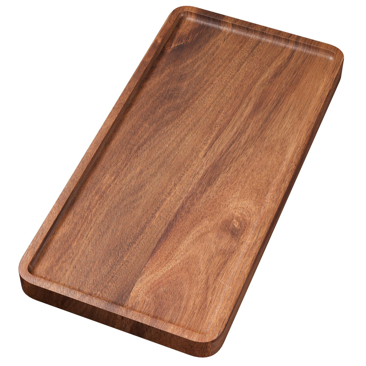 VERTORGAN Acacia Wood Serving Tray,9.8x5.9 Inch Trays,Home Decor