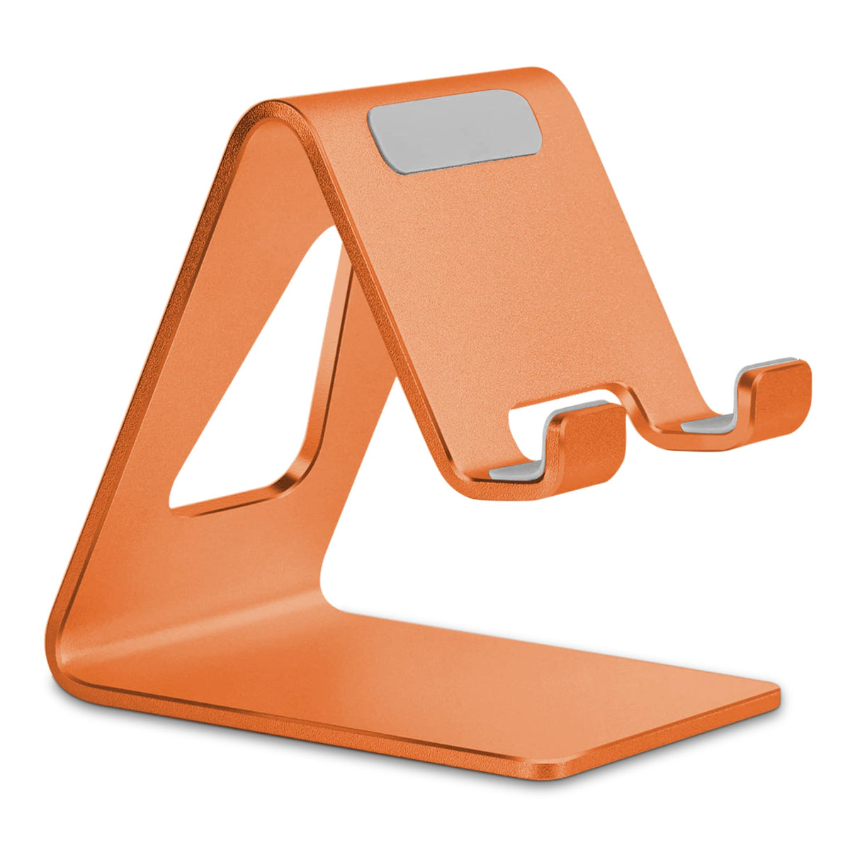 Aoviho Cell Phone Stand for Desk, Aluminum Phone Holder, Rose Gold