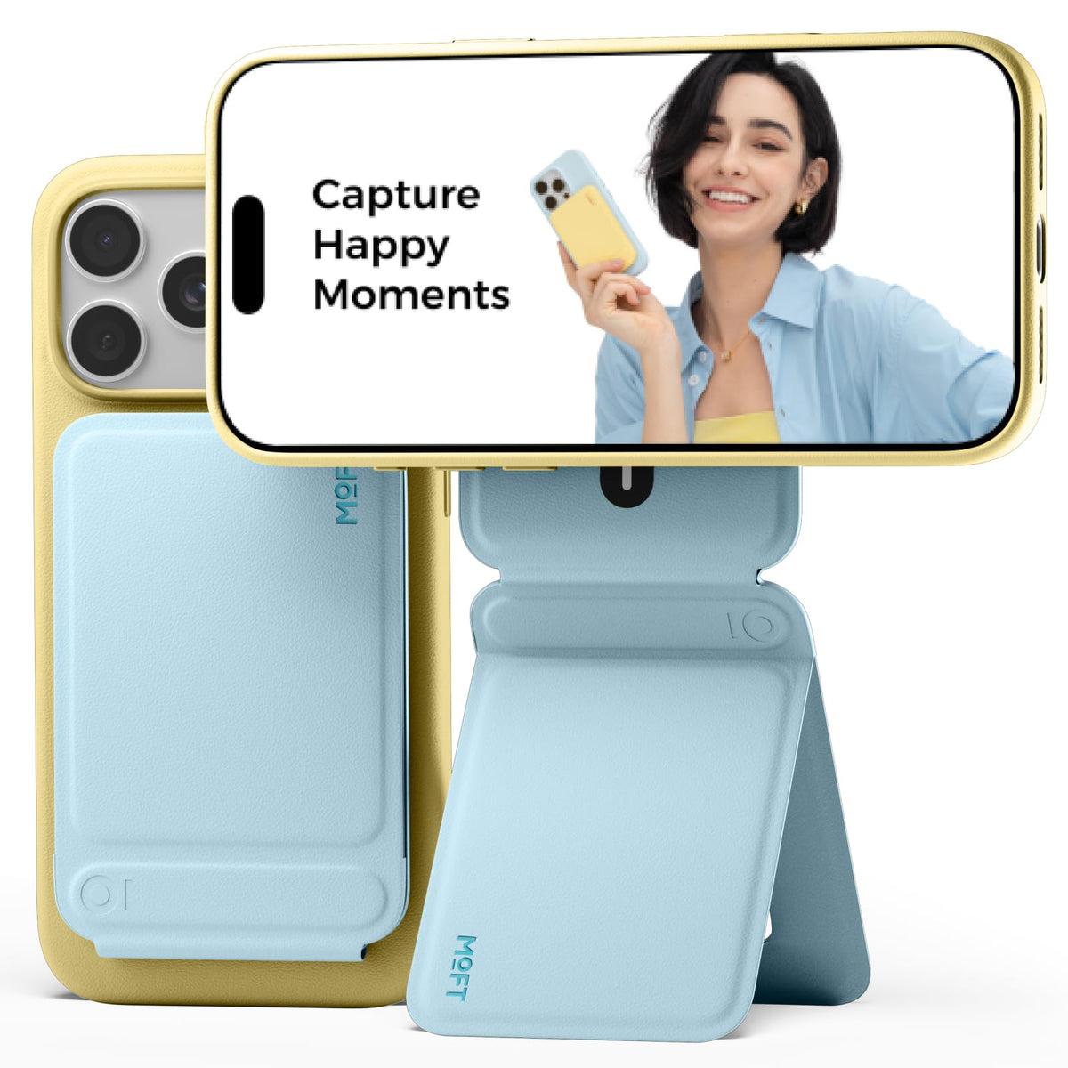 MOFT Phone Tripod Stand, Portable Selfie Stick for iPhone, Mulit-Angle