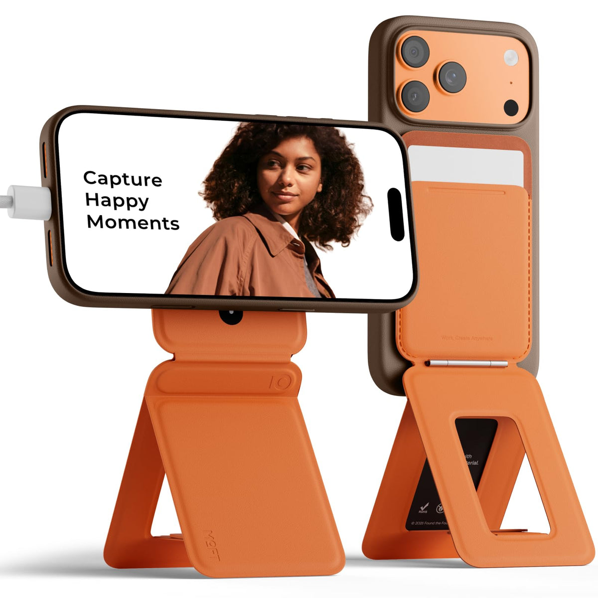 MOFT Phone Tripod Stand, Portable Selfie Stick for iPhone, Mulit-Angle