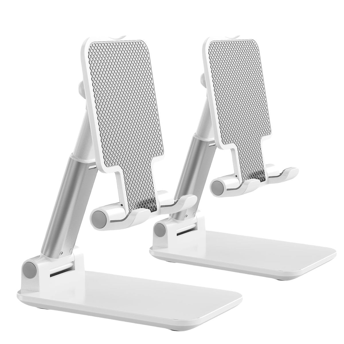 Phone Stand for Desk, Cell Phone Holder Cute Smart Cellphone Stand Foldable Stands Compatible with Under 8" Devices, Office Accessories, Pink
