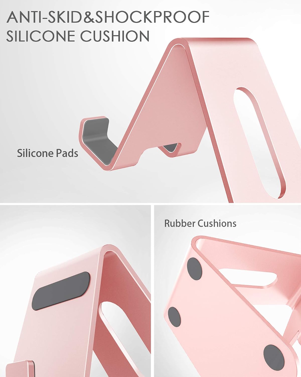 CreaDream Phone Stand Holder, Aluminum Phone Stand for Desk