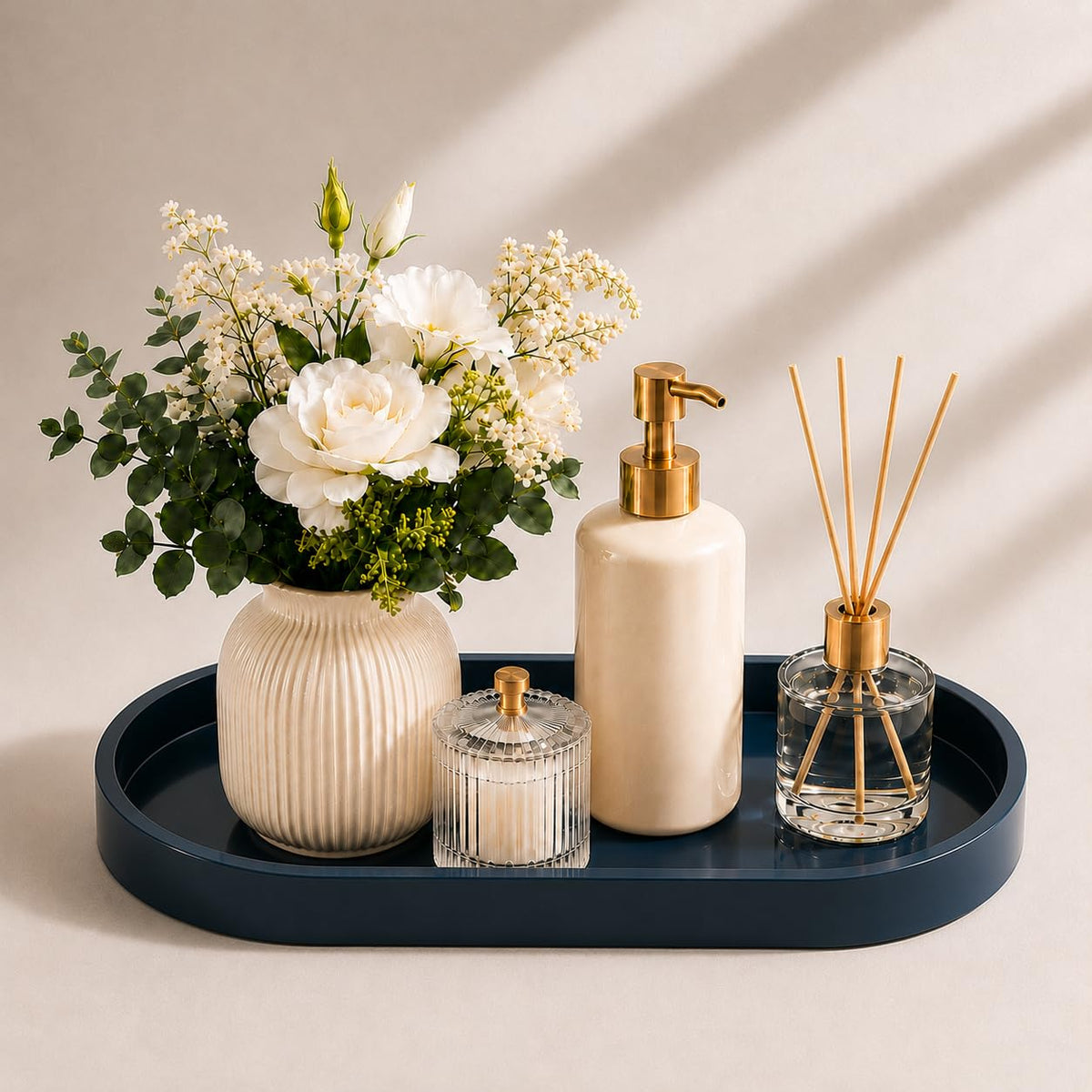 Bathroom Tray,Vanity Tray,Perfume Tray for Makeup,Perfume,Trinket