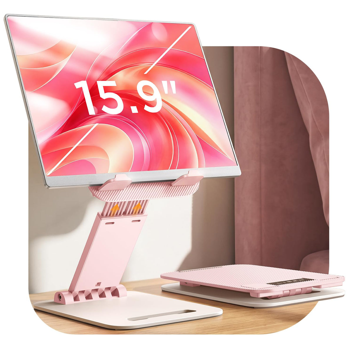 LISEN iPad Stand Tablet Holder for Desk, Kindle Accessories Stand for Apple