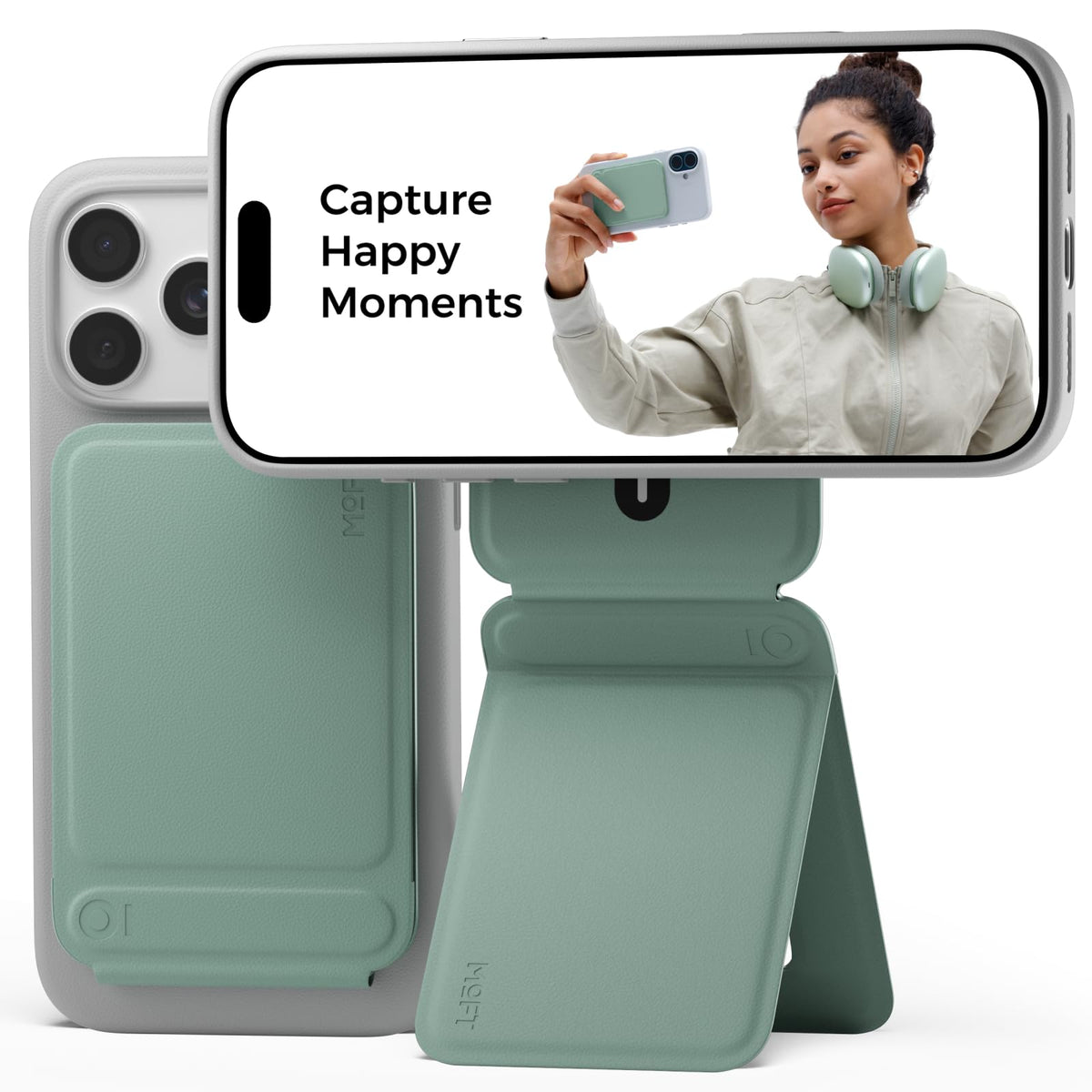 MOFT Phone Tripod Stand, Portable Selfie Stick for iPhone, Mulit-Angle