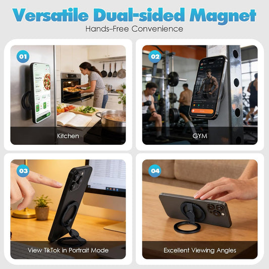 Magnetic Phone Holder for Magsafe,Magnetic Phone Grip for iPhone 12-17