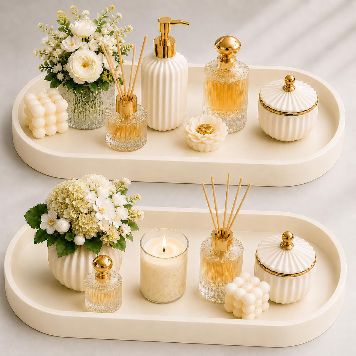 Bathroom Tray,Vanity Tray,Perfume Tray for Makeup,Perfume,Trinket