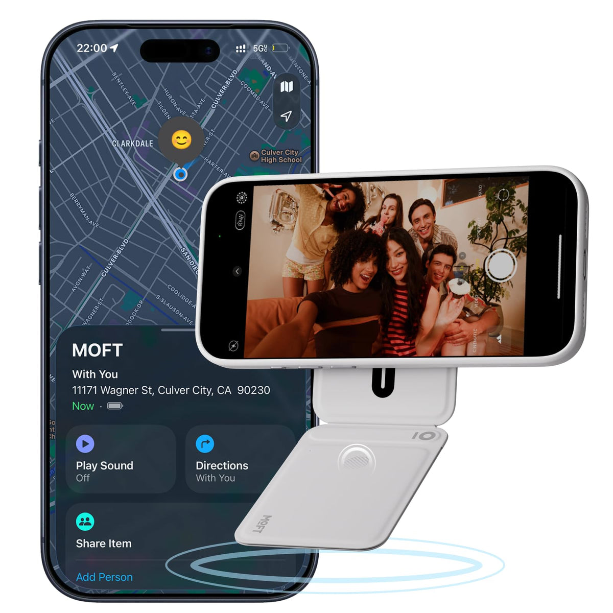 MOFT Phone Tripod Stand, Portable Selfie Stick for iPhone, Mulit-Angle