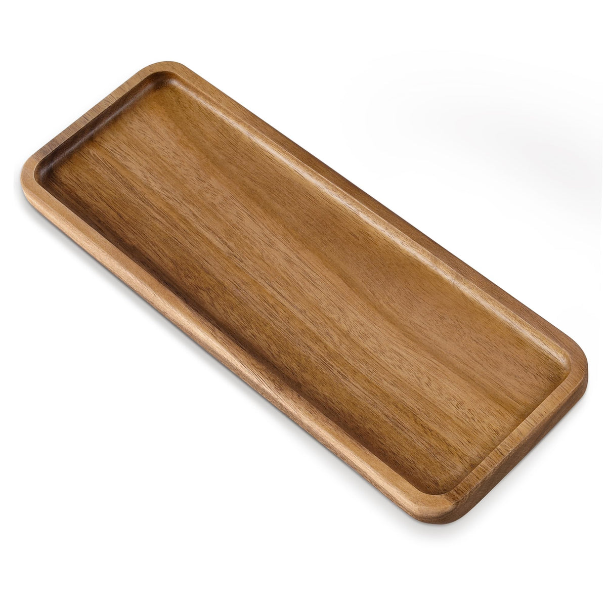 Small Wood Tray– Acacia Serving Platter Vanity Tray Mini Wooden Tray Decor