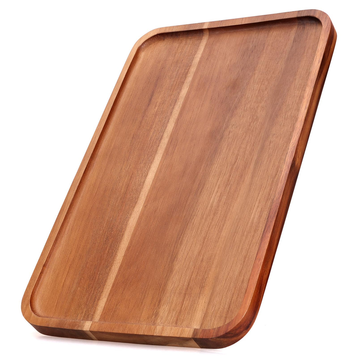 Acacia Wood Serving Tray Decor Small Cheese Charcuterie Boards Wooden Plate