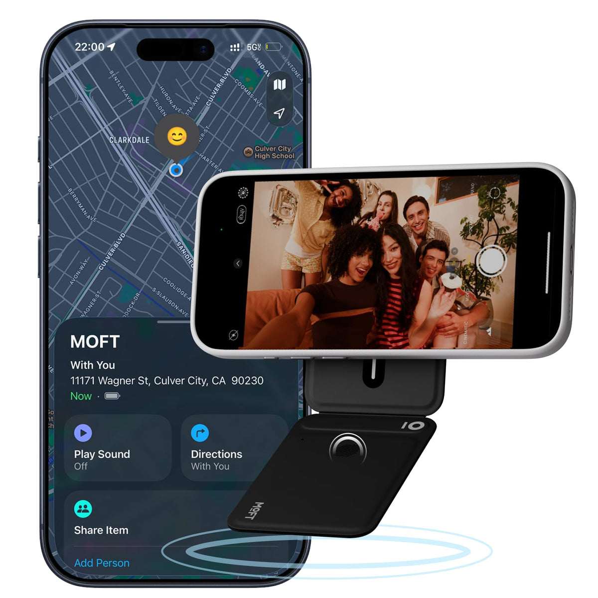 MOFT Phone Tripod Stand, Portable Selfie Stick for iPhone, Mulit-Angle