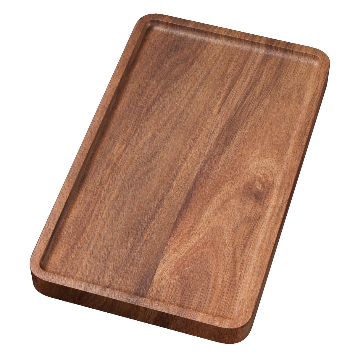 VERTORGAN Acacia Wood Serving Tray,9.8x5.9 Inch Trays,Home Decor