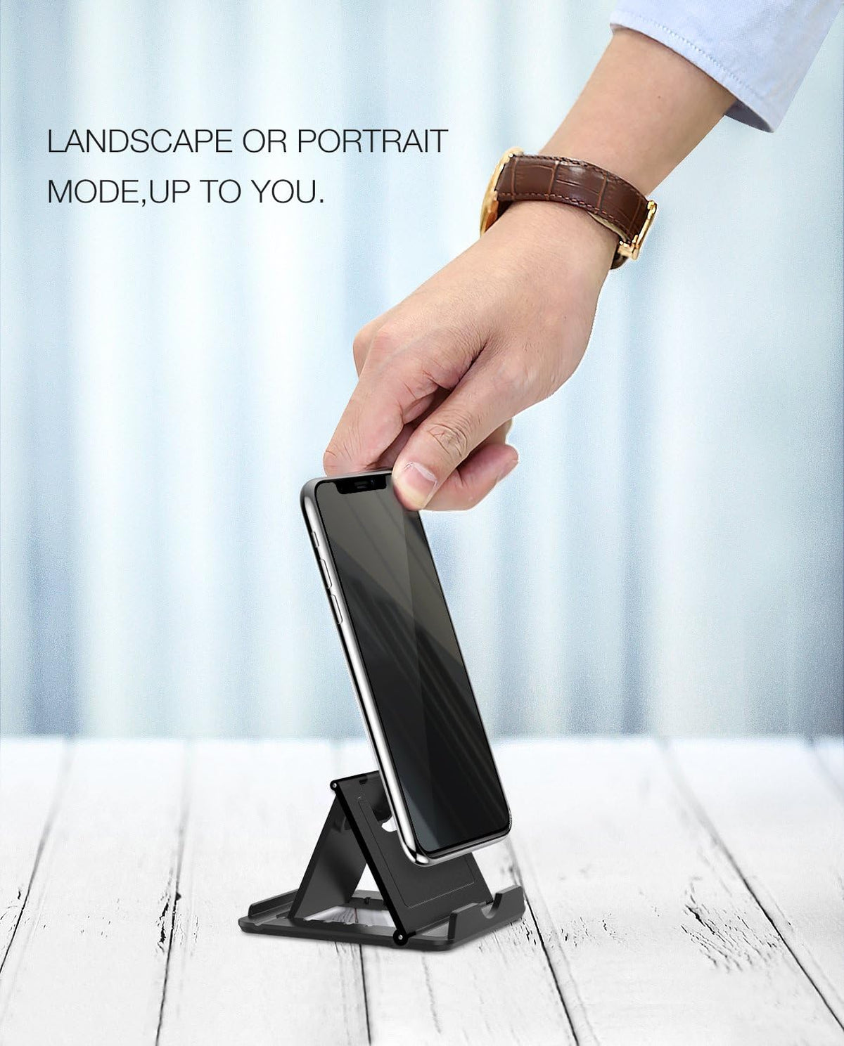 Moko 2 Pack Cell Phone Stand for Desk, Tablet Stand for 4"-11" Devices