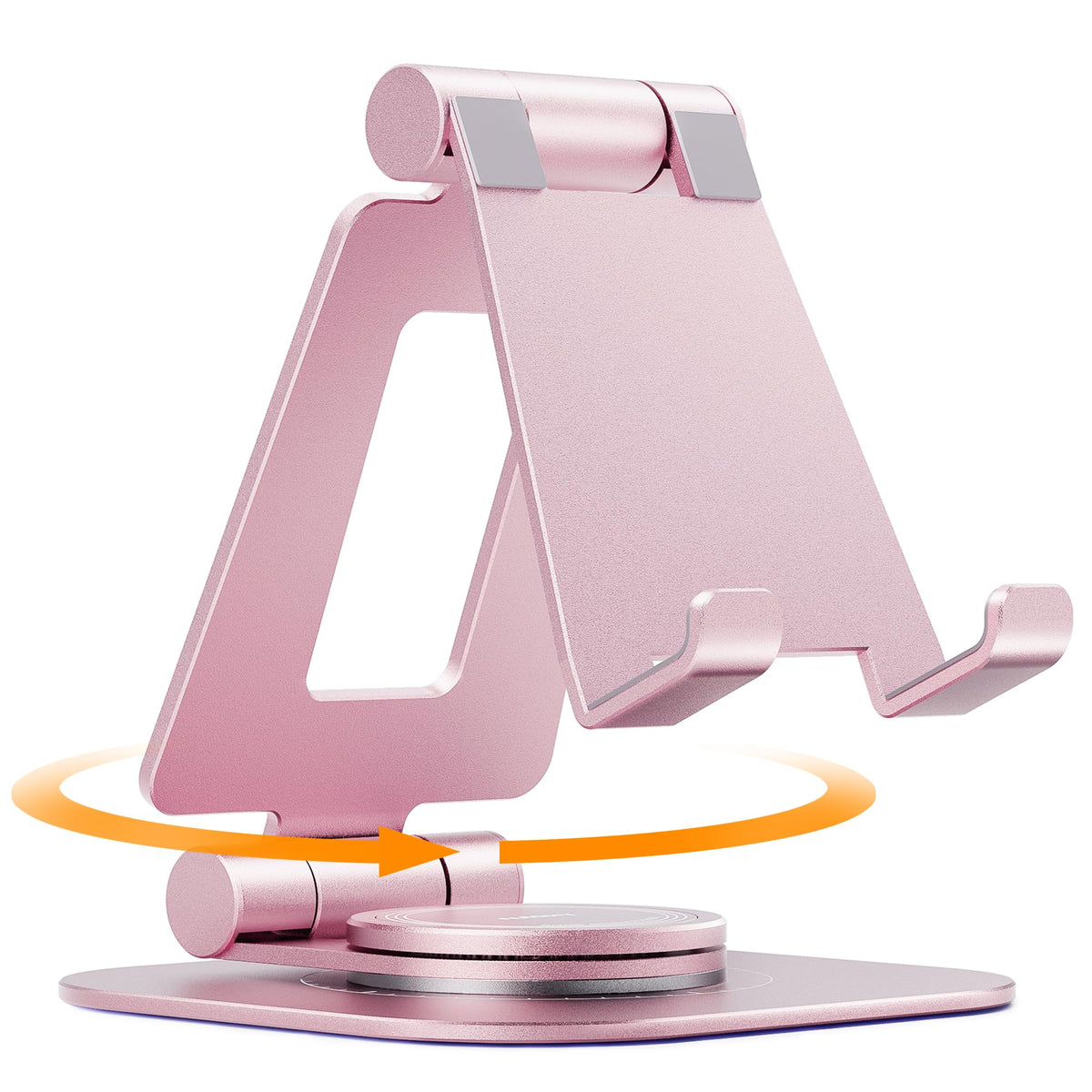 Nulaxy 360° Rotating Multi-Angle Adjustable Phone Stand, Charging-Friendly