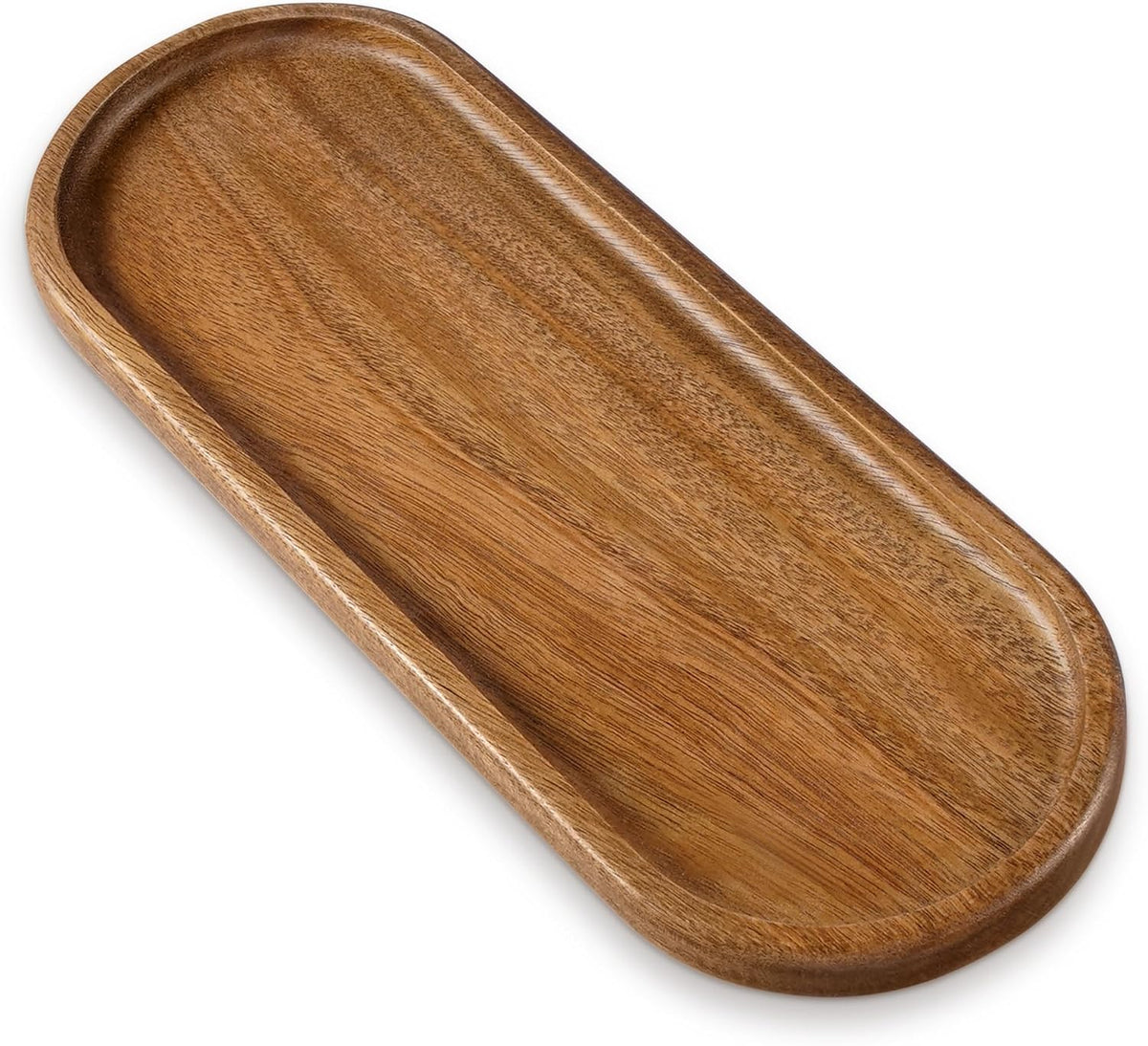 Small Wood Tray– Acacia Serving Platter Vanity Tray Mini Wooden Tray Decor