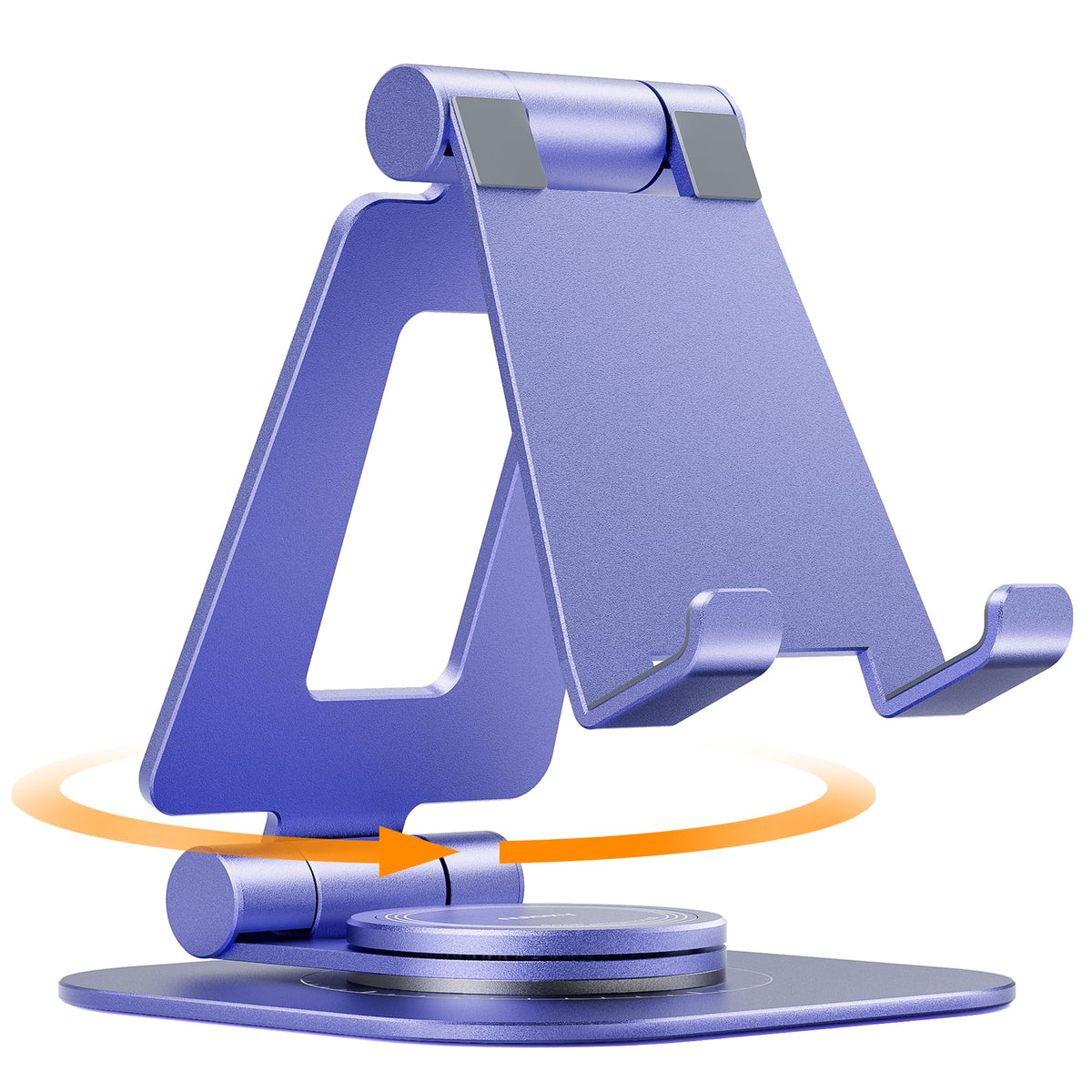 Nulaxy 360° Rotating Multi-Angle Adjustable Phone Stand, Charging-Friendly