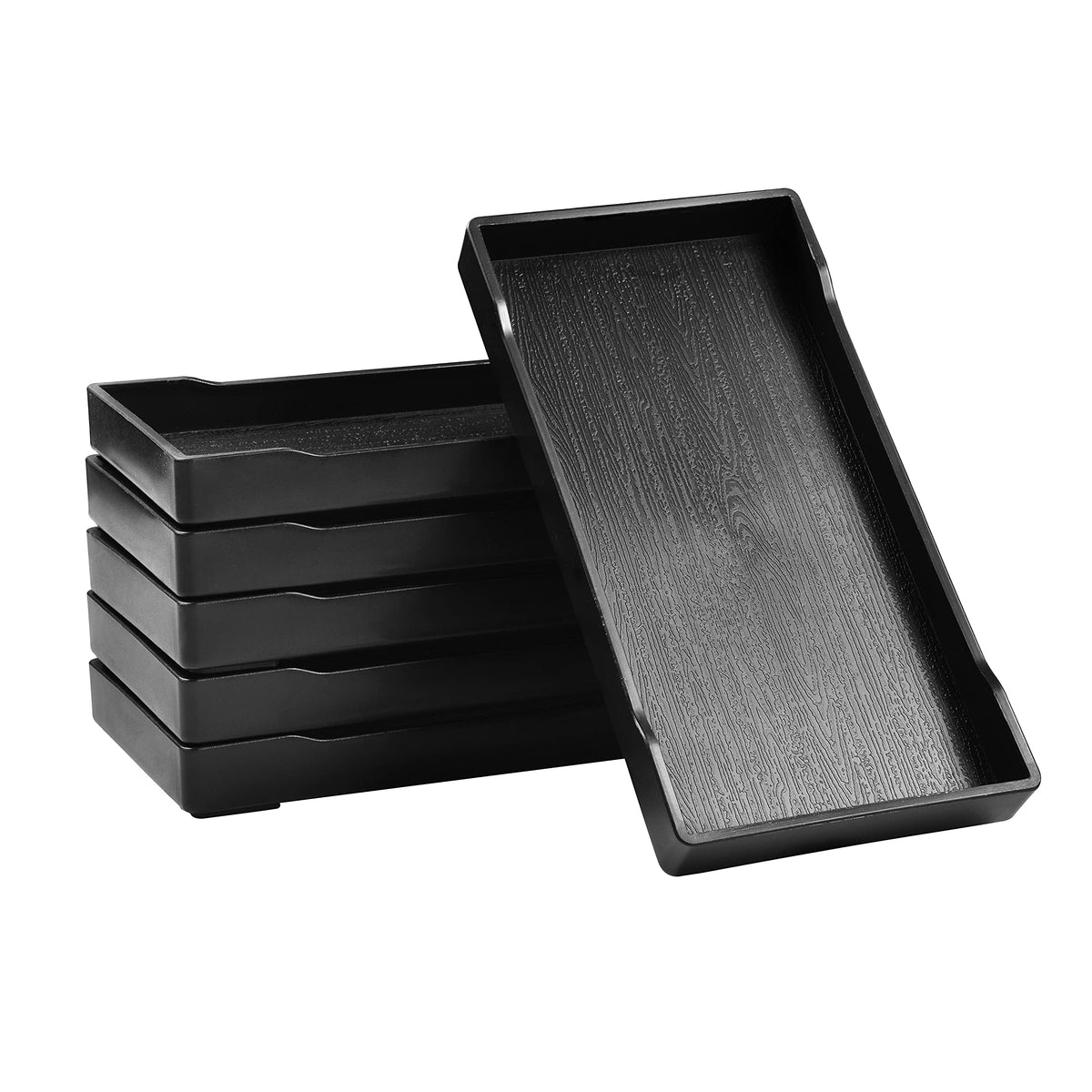 Small Black Mini Tray (8 inch x 4 inch)